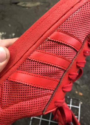 Кроссовки adidas superstar красные9 фото