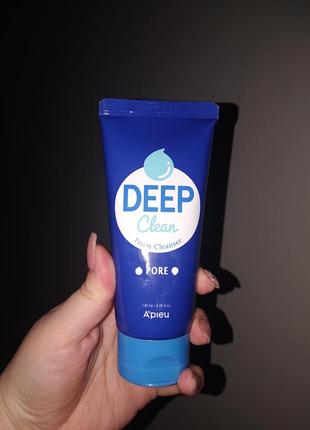 Пенка для глубокого очищения a'pieu deep clean foam cleanser pore4 фото