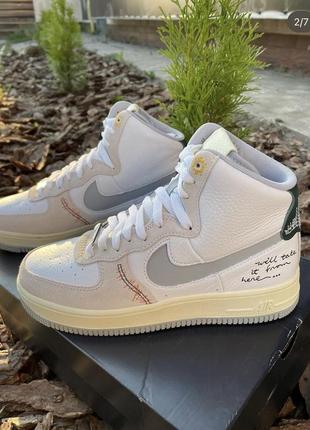 Женские кроссовки nike air force 1 high sculpt we'll dv2187 1001 фото