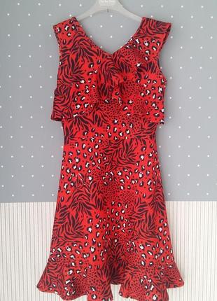Яркое платье-сарафан с оборками by very (англия), размеры xs-m5 фото