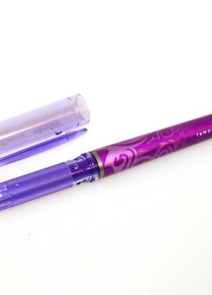 Ручка pilot гелевая, 0,5 мм., пиши-стирай, фіолетова, frixion (bl-frp5-v)
