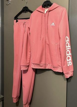 Женский спортивный костюм adidas w lin ft ts h078702 фото