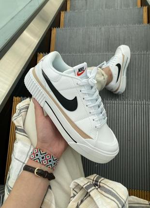 Женские кроссовки nike court legacy lift