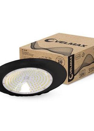 Led светильник velmax v-hb, 150w, промышленный, 6500k, 18000lm, ip65, 230v