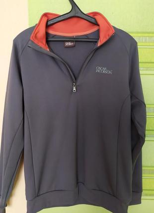 Трикотажный пуловер мужская теплая кофта джерси - oscar jacobson - l