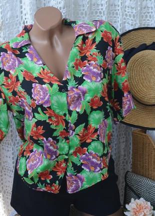24/хs фирменная натуральная мего крутая стильная женская блуза блузка рубашка зара zara7 фото
