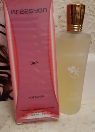 Туалетная вода женская pink unice юнайс eyfel perfume touch of pink k121 фото