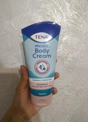 Увлажняющий крем tena skin care 150 ml для сухой и чувствительной кожи