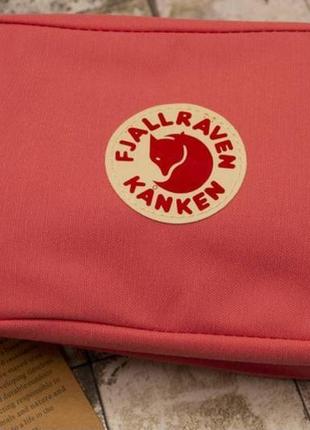 Пенал школьный fjallraven kanken канкен косметичка органайзер с лисой черный в рюкзак1 фото