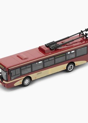 Тролейбус металический автомодель транспорт автопром 6407abcd7 фото