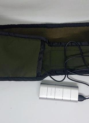 Пояс з подогревом xxs-m нагрев от power bank / пояс грелка / электрическая usb грелка-пояс