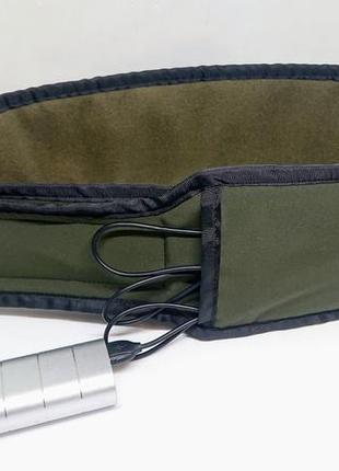 Пояс з подогревом xxs-m нагрев от power bank / пояс грелка / электрическая usb грелка-пояс