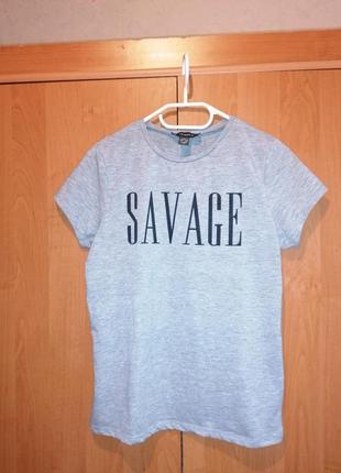 Сіра чудова  футболка