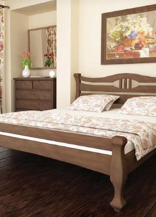 Кровать деревянная 160*200 масив ольхи1 фото