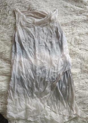 Платье сарафан натуральный шелк 46-48