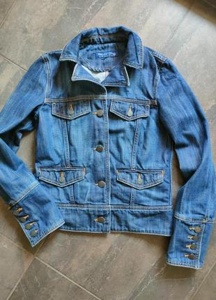 Женская джинсовая куртка massimo dutti размер s4 фото