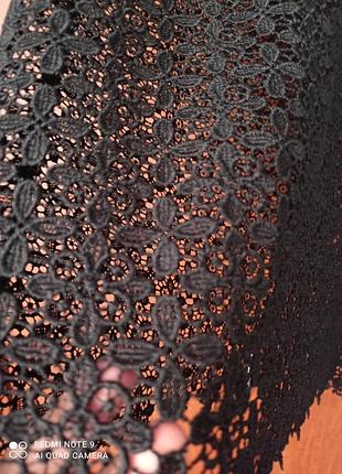 Ажурное крученое платье-туника next petites