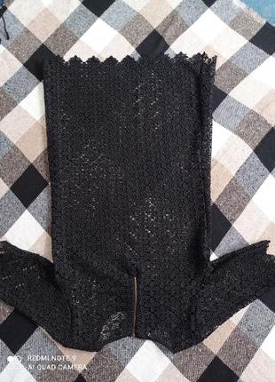 Ажурное крученое платье-туника next petites