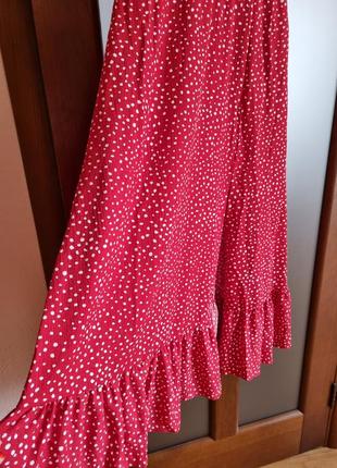 Красное платье в горошок от mohito2 фото