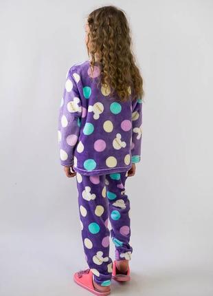 Махрова тепла піжама дитяча, детская пижама велсофт из махры5 фото