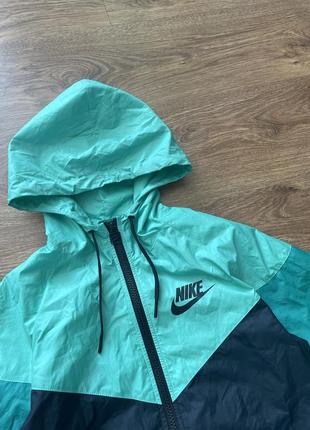 Nike tech fleece modern vapor женская беговая куртка ветровка р xs оригинал1 фото