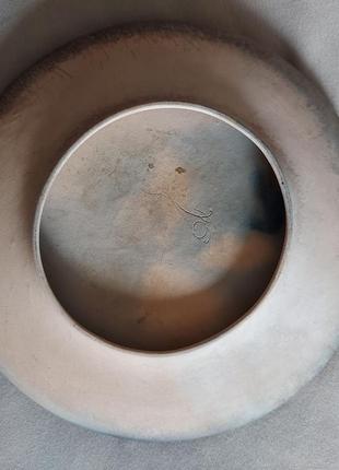 Тарелка декоративная керамическая