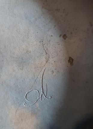 Тарелка декоративная керамическая