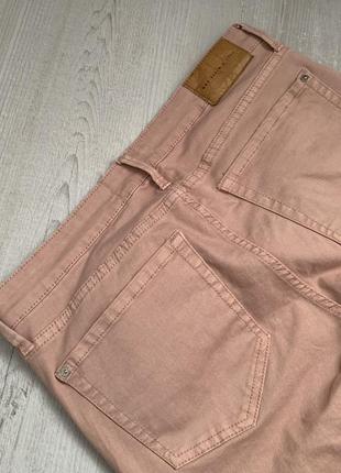 Рожеві джинси mango/пудрові джинси скіні mango10 фото