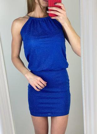 Синие платье