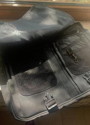 Сумка портмоне для компьютера портфель для документов черная брендовая5 фото