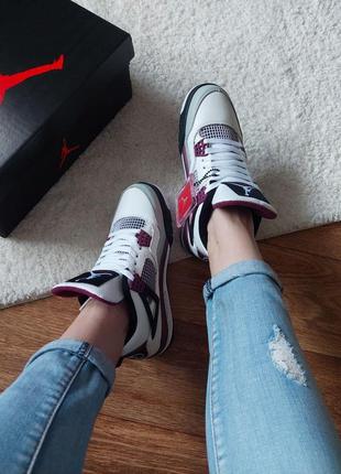 Мужские кроссовки nike air jordan 4 retro ppsg paris saint-germain!!️6 фото