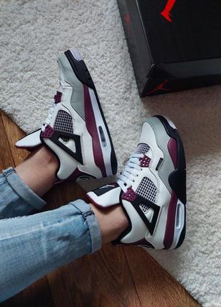 Мужские кроссовки nike air jordan 4 retro ppsg paris saint-germain!!️4 фото