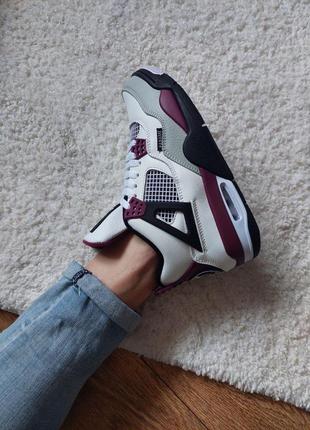 Мужские кроссовки nike air jordan 4 retro ppsg paris saint-germain!!️2 фото