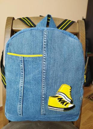 Рюкзак из джинса1 фото