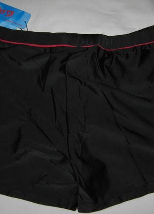 Плавки-боксеры  для купания мужские pesail размер 52 черные с карманчиком2 фото