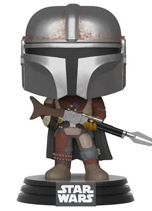 Игровая фигурка мандалорец! фигурка mandalorian pop funko серии star wars, звездные войны