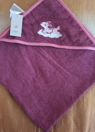 Полотенце с капюшоном для малышей lupilu