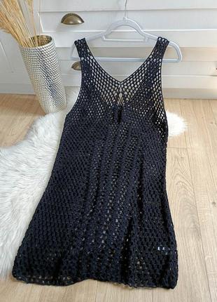 Вязаное пляжное платье от asos, размер м