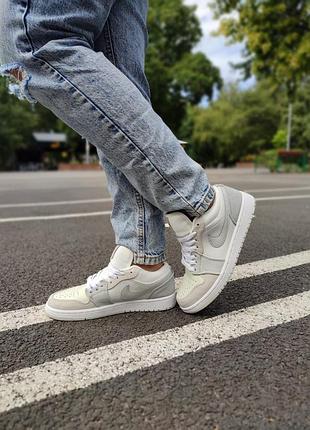 Женские кроссовки nike air jordan 1 low paris dunk