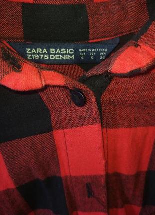 Крута подовжена рубашка zara4 фото