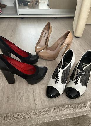 Туфлі на підборах moschino miu miu