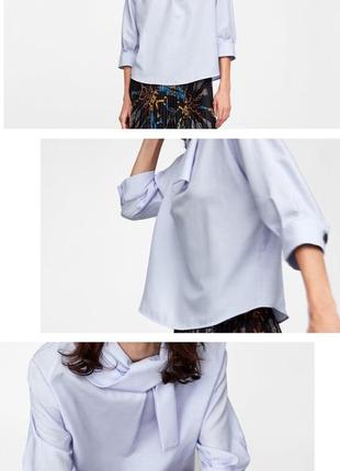 📎 бавовняна блуза zara basic 🦋1 фото