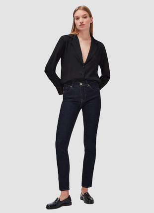 Фирменные джинсы 7forallmankind jeans roxanne royal dark blue