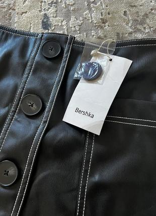 Юбка из экокожи bershka7 фото