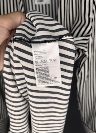 Блузка рубашка в полоску на запах h&m🔥9 фото