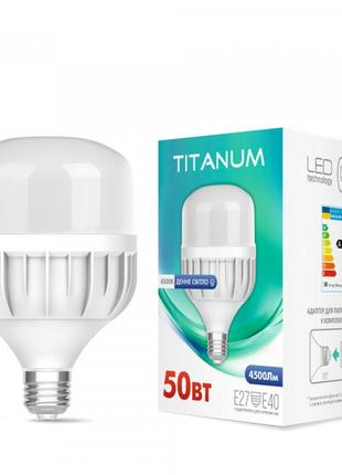 Led лампа titanum a138 50w e27 6500к