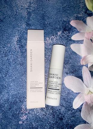 Відлущувальна сироватка з молочною кислотою shani darden skin care lactic acid aha