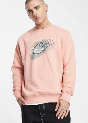 Свитер nike crew nsw madder root pink