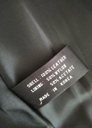 Красивое кожаное манто 7