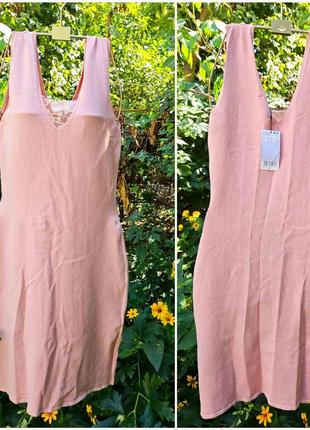 Sale 🔥 трикотажне плаття mango з мереживом m-l7 фото